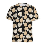 Champignon Mushroom Pattern Print Men's Sports T-Shirt