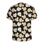 Champignon Mushroom Pattern Print Men's Sports T-Shirt