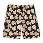 Champignon Mushroom Pattern Print Men's Swim Trunks