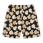 Champignon Mushroom Pattern Print Men's Swim Trunks
