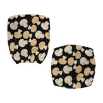 Champignon Mushroom Pattern Print Office Chair Cover