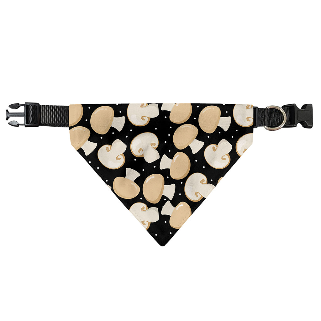 Champignon Mushroom Pattern Print Over The Collar Dog Bandana