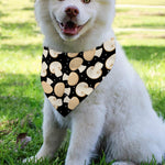 Champignon Mushroom Pattern Print Over The Collar Dog Bandana