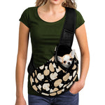 Champignon Mushroom Pattern Print Pet Sling Carrier