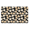 Champignon Mushroom Pattern Print Polyester Doormat