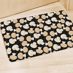 Champignon Mushroom Pattern Print Polyester Doormat