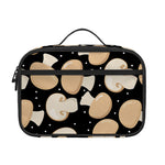 Champignon Mushroom Pattern Print Portable Lunch Bag