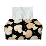 Champignon Mushroom Pattern Print Rectangle Tissue Box Cover