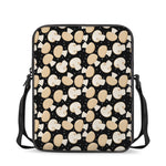 Champignon Mushroom Pattern Print Rectangular Crossbody Bag