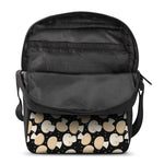 Champignon Mushroom Pattern Print Rectangular Crossbody Bag
