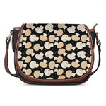 Champignon Mushroom Pattern Print Saddle Bag