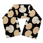 Champignon Mushroom Pattern Print Scarf