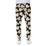 Champignon Mushroom Pattern Print Scuba Joggers