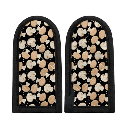 Champignon Mushroom Pattern Print Skillet Handle Cover