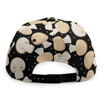 Champignon Mushroom Pattern Print Snapback Cap