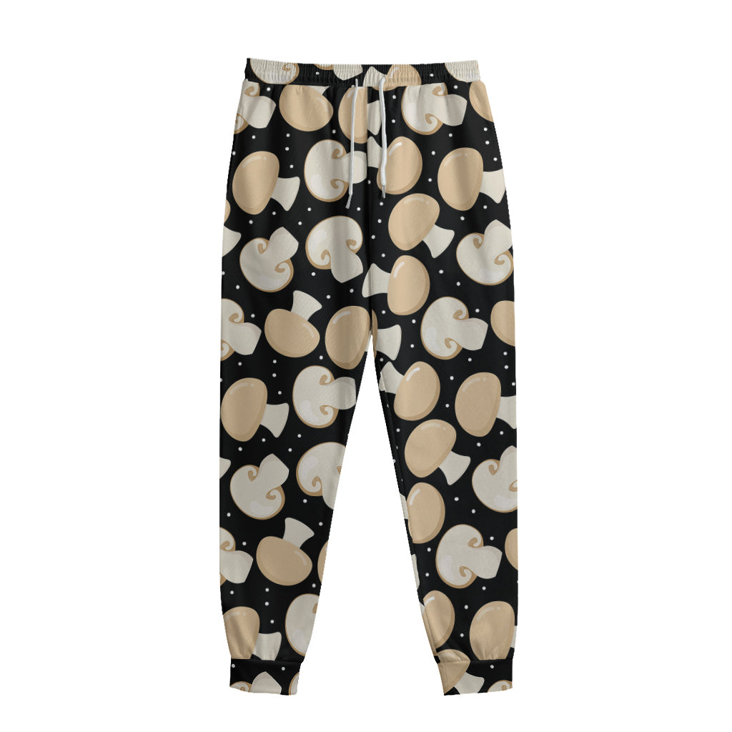 Champignon Mushroom Pattern Print Sweatpants