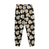 Champignon Mushroom Pattern Print Sweatpants