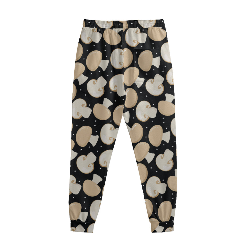 Champignon Mushroom Pattern Print Sweatpants