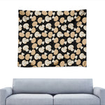 Champignon Mushroom Pattern Print Tapestry