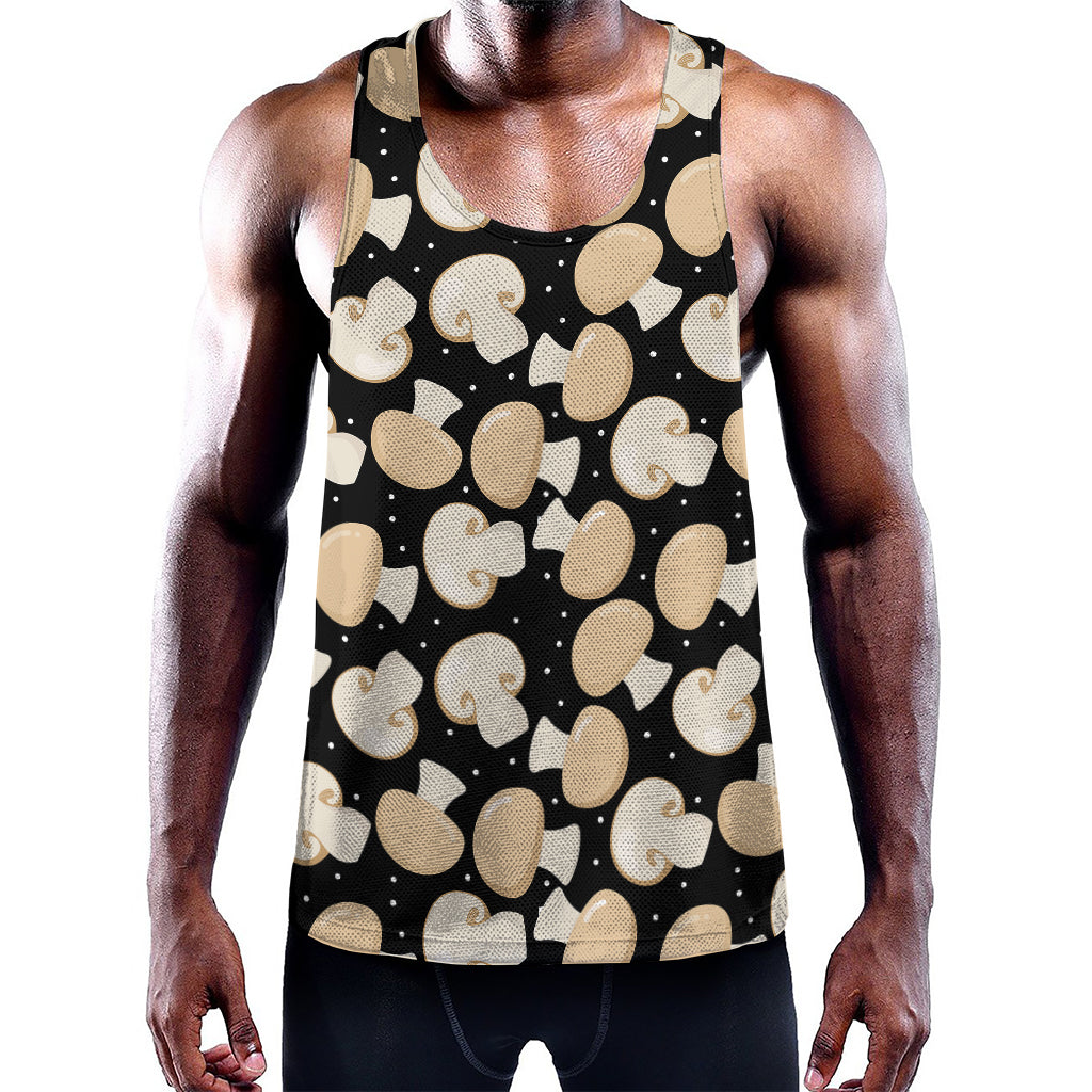 Champignon Mushroom Pattern Print Training Tank Top