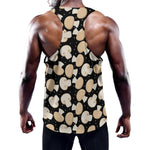 Champignon Mushroom Pattern Print Training Tank Top