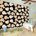 Champignon Mushroom Pattern Print Wall Sticker