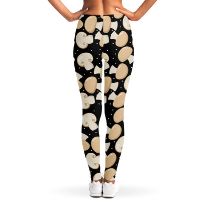 Champignon Mushroom Pattern Print Women's Leggings