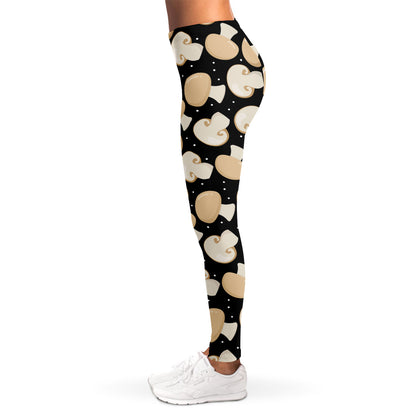 Champignon Mushroom Pattern Print Women's Leggings