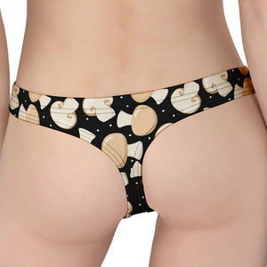 Champignon Mushroom Pattern Print Women's Thong