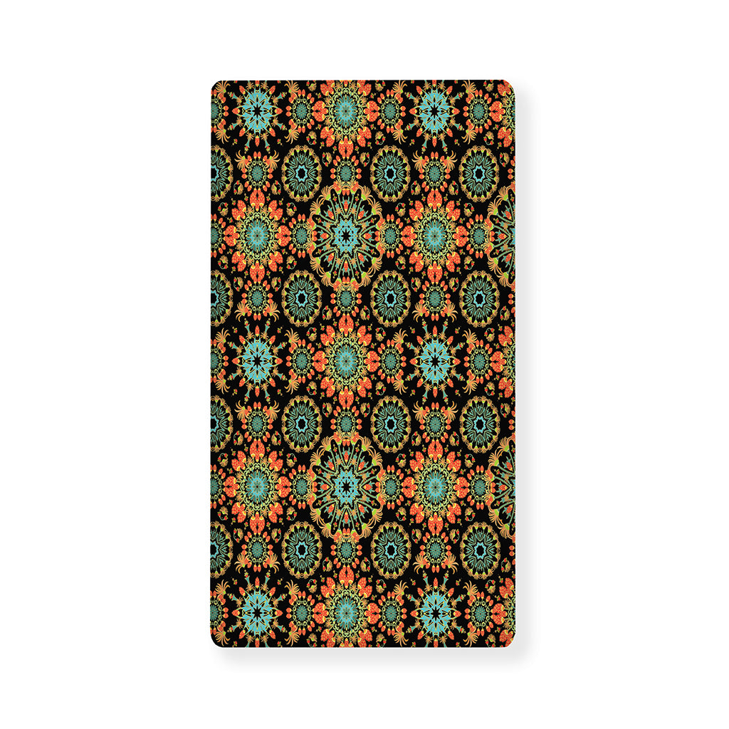 Chaotic Boho Floral Pattern Print Baby Crib Sheet