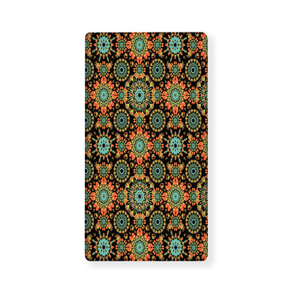 Chaotic Boho Floral Pattern Print Baby Crib Sheet