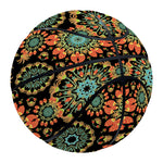 Chaotic Boho Floral Pattern Print Basketball