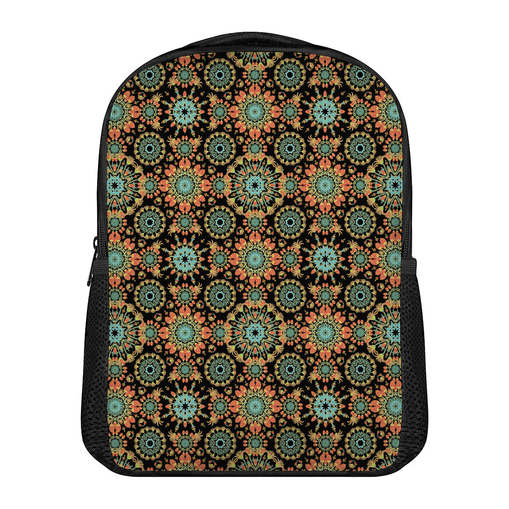 Chaotic Boho Floral Pattern Print Casual Backpack