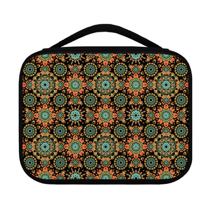 Chaotic Boho Floral Pattern Print Classic Bible Case