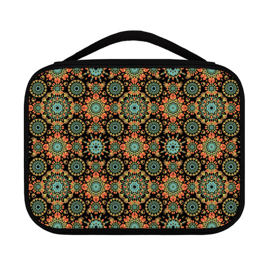 Chaotic Boho Floral Pattern Print Classic Bible Case