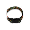 Chaotic Boho Floral Pattern Print Dog Collar