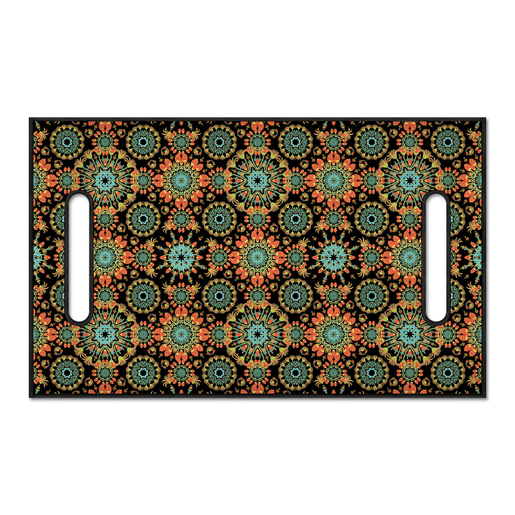 Chaotic Boho Floral Pattern Print Golf Cart Seat Cover