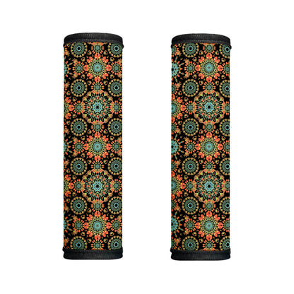 Chaotic Boho Floral Pattern Print Handle Covers