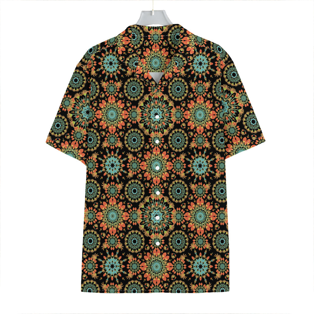 Chaotic Boho Floral Pattern Print Hawaiian Shirt