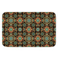 Chaotic Boho Floral Pattern Print Indoor Door Mat
