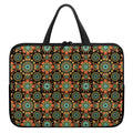 Chaotic Boho Floral Pattern Print Laptop Sleeve With Handle