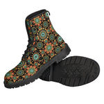 Chaotic Boho Floral Pattern Print Backpack