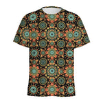 Chaotic Boho Floral Pattern Print Men's Sports T-Shirt