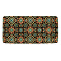 Chaotic Boho Floral Pattern Print Towel