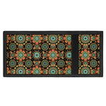 Chaotic Boho Floral Pattern Print Trifold Wallet