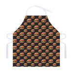 Cheeseburger Pattern Print Adjustable Apron