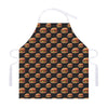 Cheeseburger Pattern Print Adjustable Apron