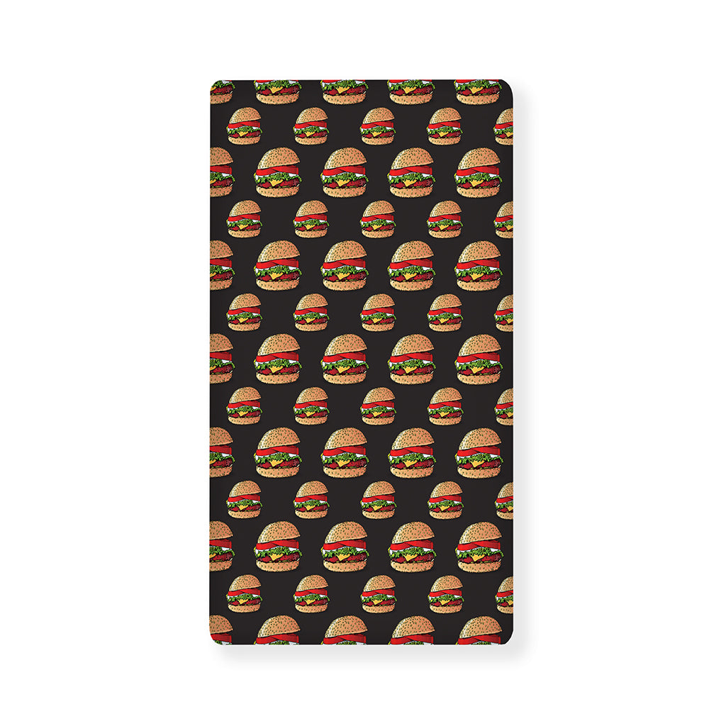 Cheeseburger Pattern Print Baby Crib Sheet