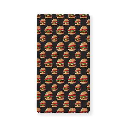 Cheeseburger Pattern Print Baby Crib Sheet