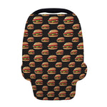 Cheeseburger Pattern Print Baby Seat Cover